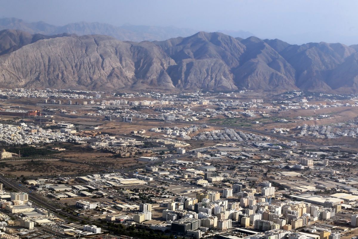 Muscat Oman aerial view - Oman hiring destination for overseas jobs